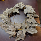 Glitter Leaf Wreath