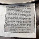 Brass-Copper Nativity Scene Printing Blocks