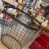 Wire Storage Basket w Handle