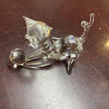 Glass Cat Figurine