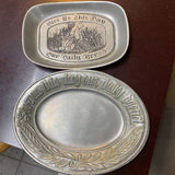 Give Us Thanks Pewter Dish