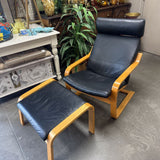 Poang Chair & Ottoman