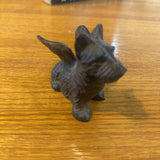 Cast Iron Scottie Dog Angel w Wings