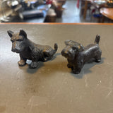 Cast Metal Scottie Dogs