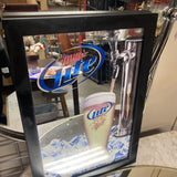 Framed Miller Lite Beer
