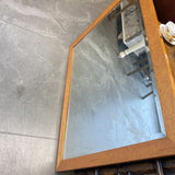 Wood Framed Beveled Mirror