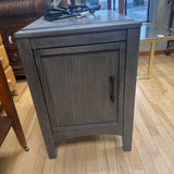USB Port & 2 Outlets - Side Table or Nightstand
