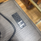 USB Port & 2 Outlets - Side Table or Nightstand