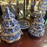 Polish Pottery Tealight Holder - Christmas Tree