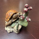Turtle & Cactus Figurine