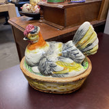 Ceramic Hen Canister