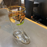 Vtg Ruhrglas Wild Boar Boot Glass