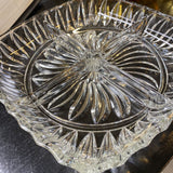 Divided Glass Serving Dish