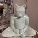 Meditating Budda Cat Statue by Gary Steinburn