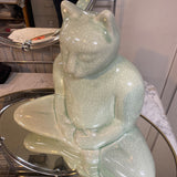 Meditating Budda Cat Statue by Gary Steinburn