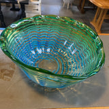 Glass Bowl w/Ruffled Edge