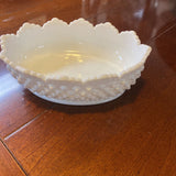 Fenton Milk Glass Hobnail Bowl