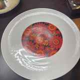 Vintage MCM Winterling Floral Plate