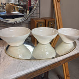 Roosenthal White Romance set of 3 Bowls