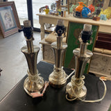 Brushed Nickel Lamp Base