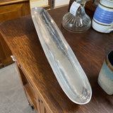 Canoe Pewter Bowl w/legs
