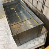 Galvanized Metal Box w/Dividers