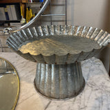 Galvanized Metal Cake Stand