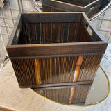 Burnt Bamboo Basket
