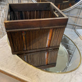 Burnt Bamboo Basket