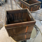 Burnt Bamboo Basket