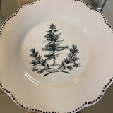 Set of 4 Ponderosa Holiday Plates
