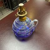 Blown Glass Oil Lamp