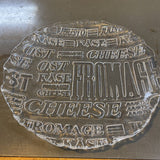 Glass Cheese Plate