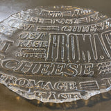 Glass Cheese Plate
