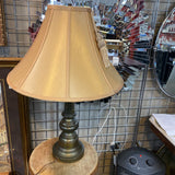Brass Lamp W/ Shade