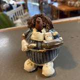 Sarah Meadows "Balloon People" Ceramic Figurine