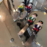Set of 2 Nutcracker Cracker Cheese Knives