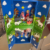 Hand Painted Nativity Box