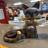 Handmade Metal Cat Sculpture