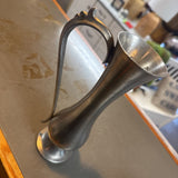 German Pewter Vase w Handle