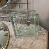 Glass Block Vase