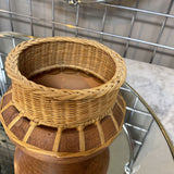 Terracotta/Straw Vase