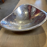 Pewter Floral Dish