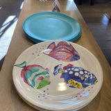 Melamine 4 pc Plate Set
