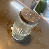 Vintage Hoosier Ribbed Spice Jar