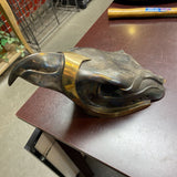 Bronze/Marble Eagle Mask by Deroy Sharp Deacon w/Certificate of Authencity