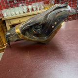 Bronze/Marble Eagle Mask by Deroy Sharp Deacon w/Certificate of Authencity