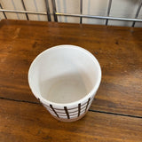 Plaid Planter Pot