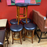 Wood Swivel Counter Height Stools