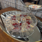 Depression Glass Footed Platter